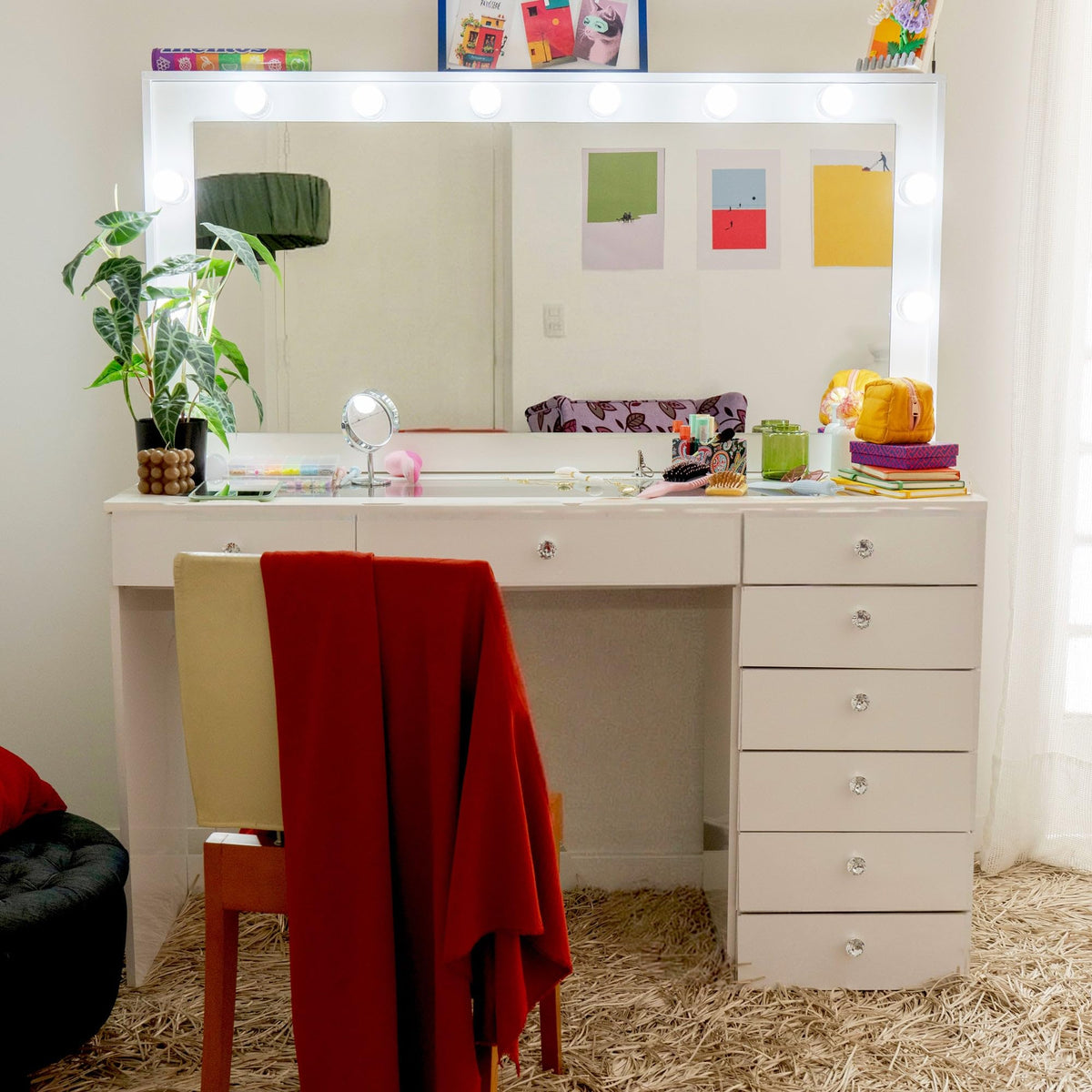 Luna LED Vanity Desk
