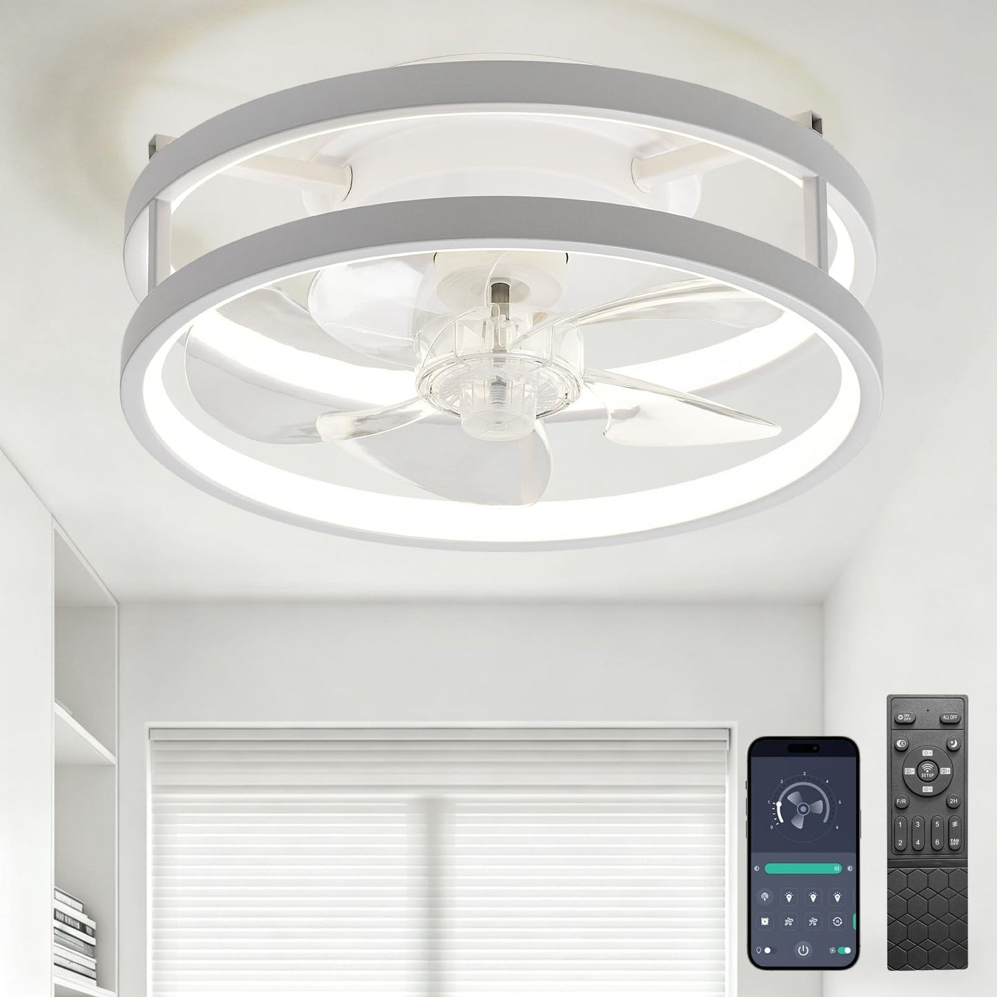 13" Low Profile Fan Light
