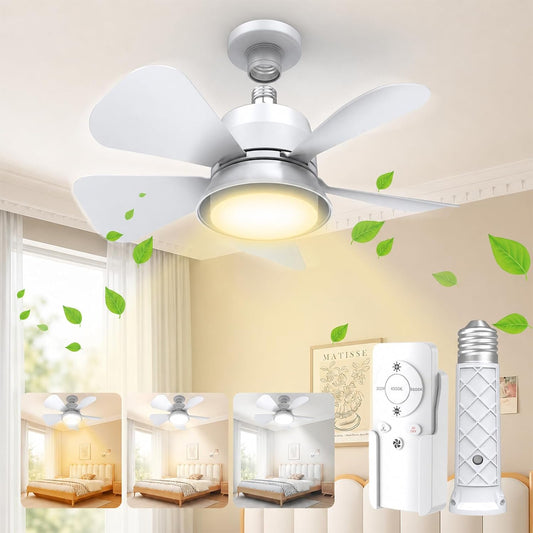 E26/E27 Socket Fan Light
