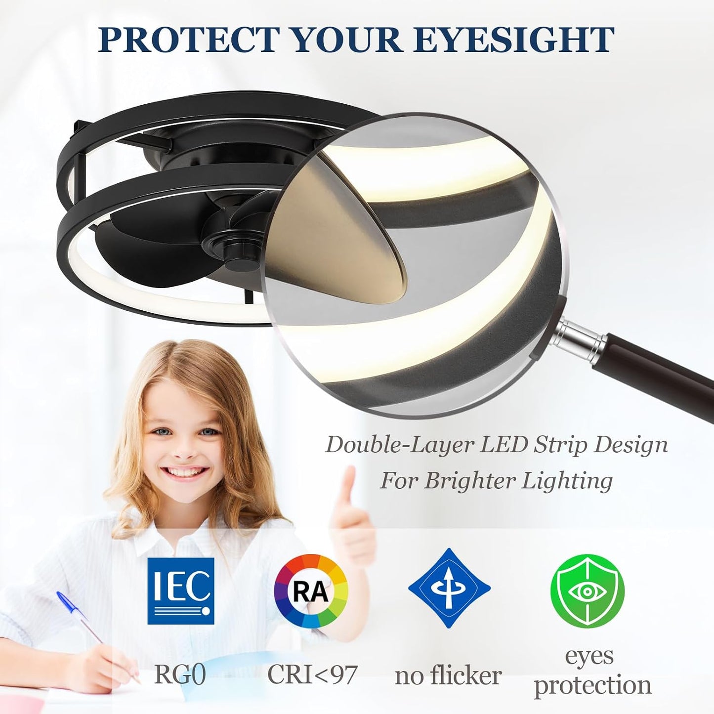 13" Low Profile Fan Light