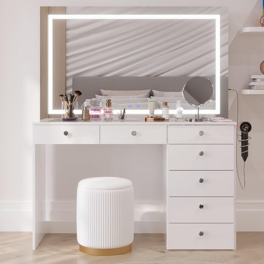 Luna LED Vanity Desk