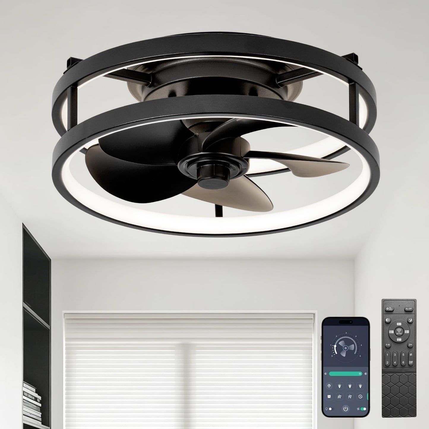 13" Low Profile Fan Light