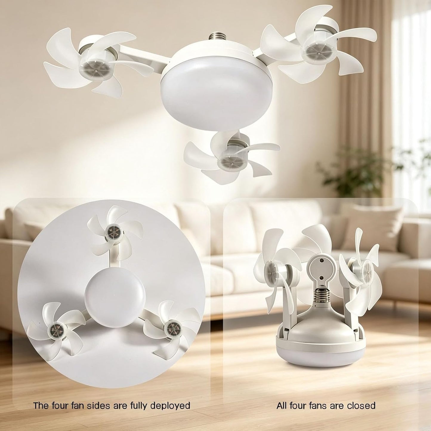 E27 LED Ceiling Fan Light