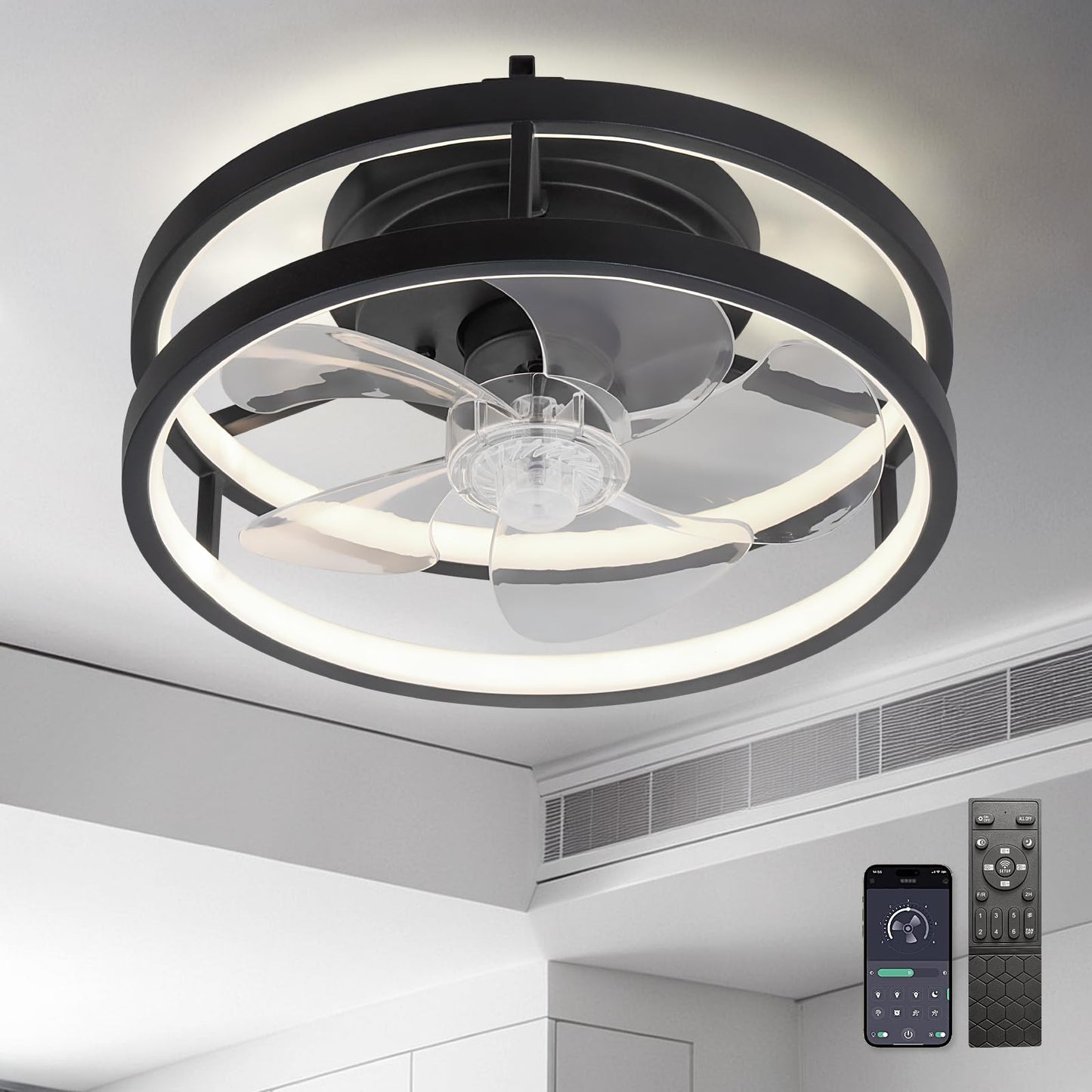 13" Low Profile Fan Light