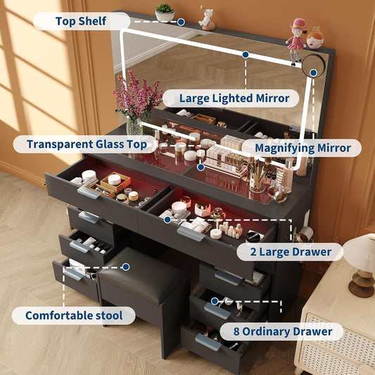 LED Makeup Vanity Desk