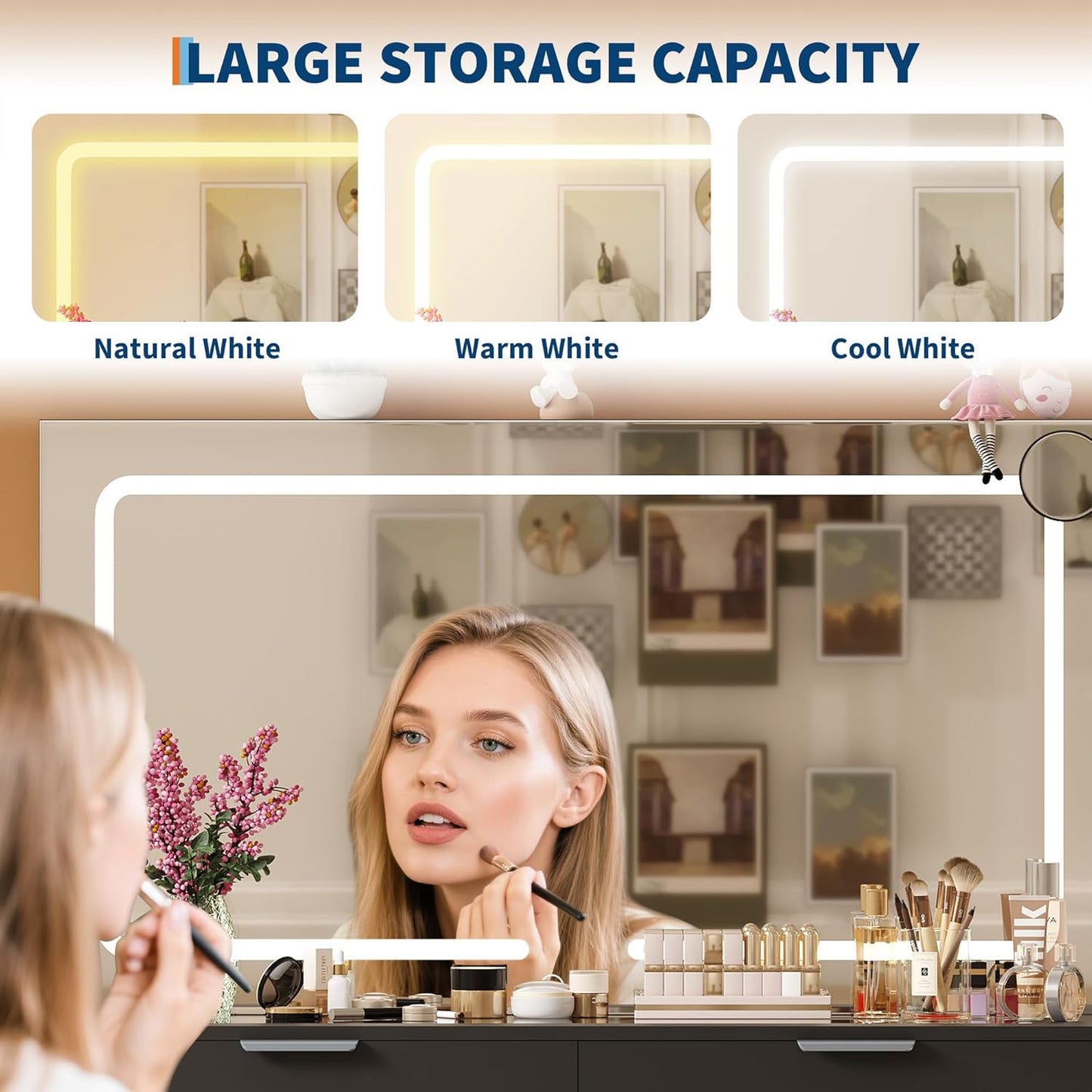 LED Makeup Vanity Desk