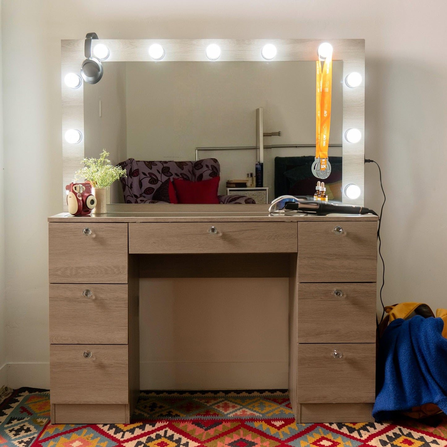Luna LED Vanity Desk