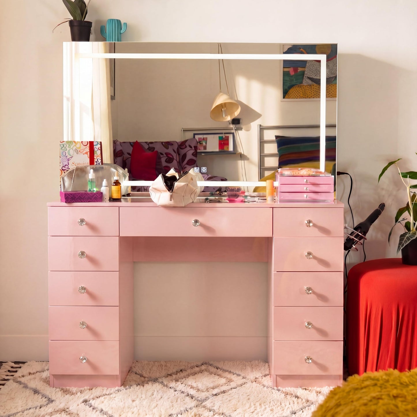 Luna LED Vanity Desk