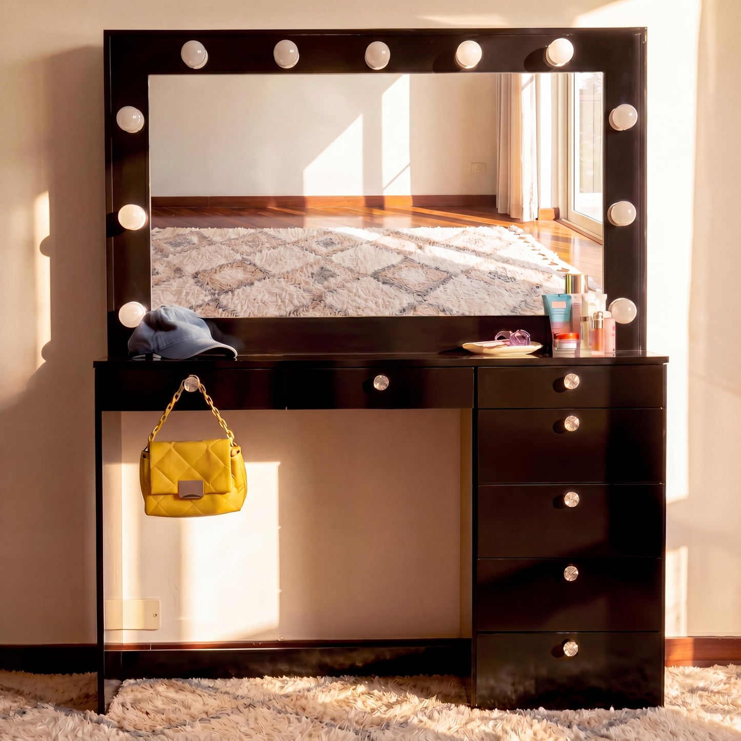Luna LED Vanity Desk