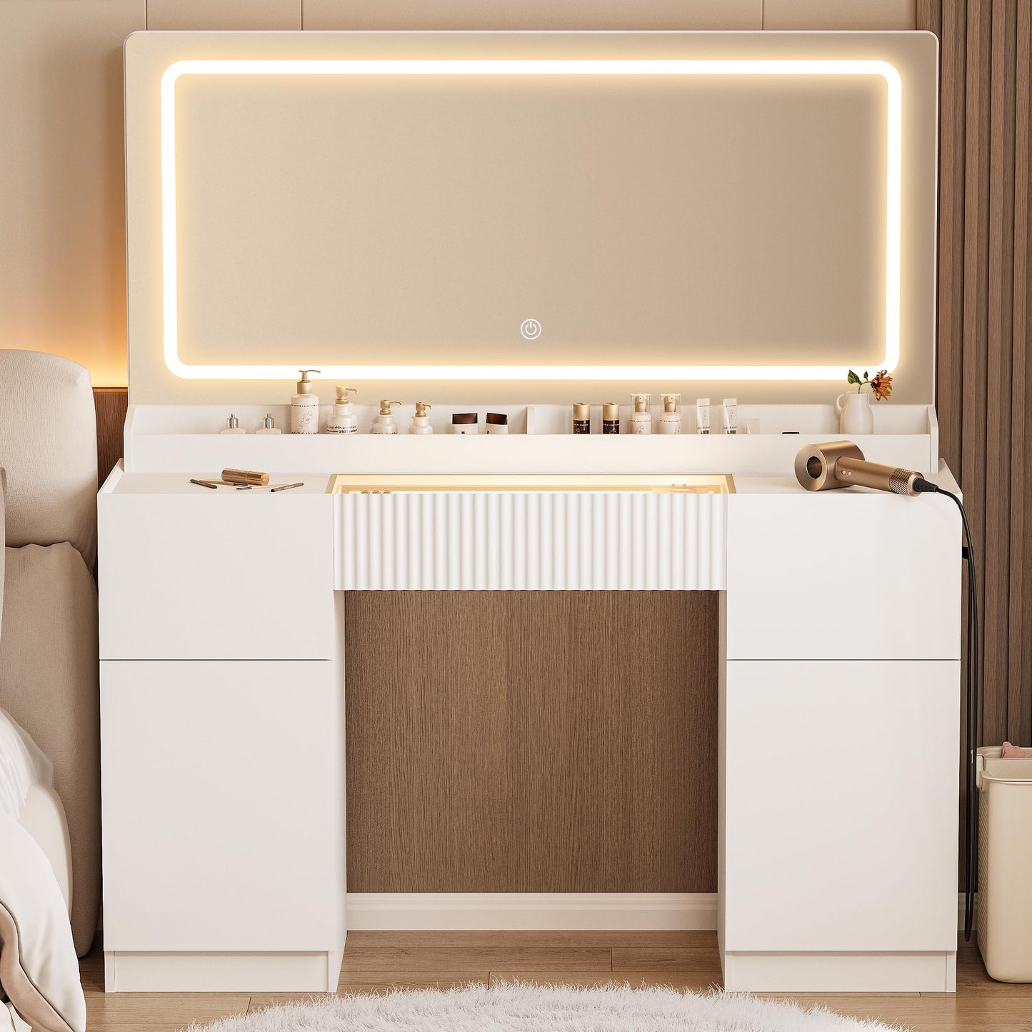 44" Modern Vanity Desk