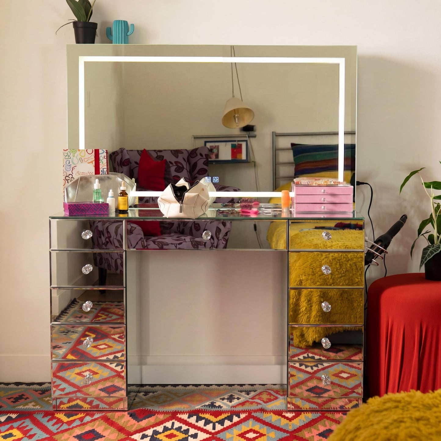 Luna LED Vanity Desk