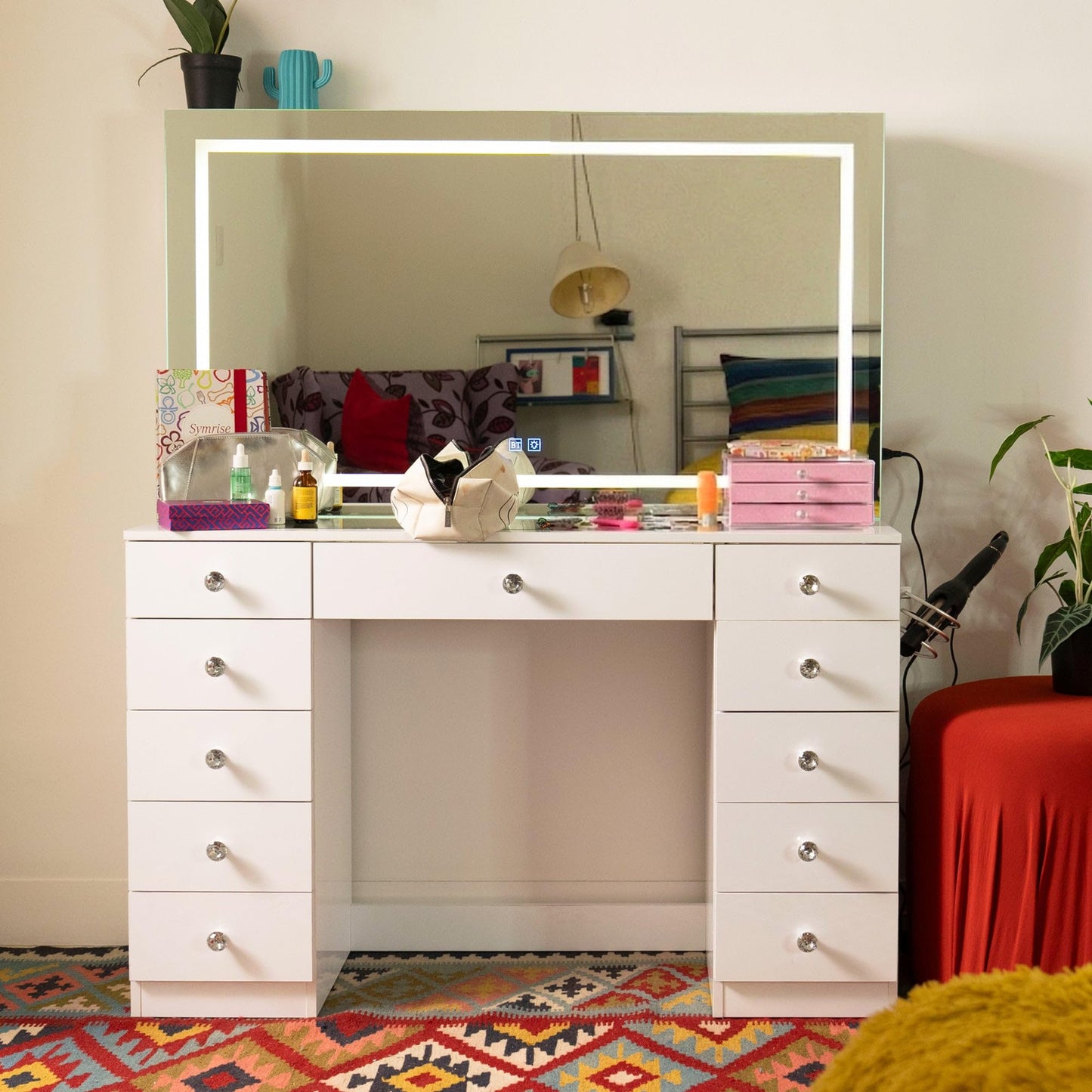 Luna LED Vanity Desk