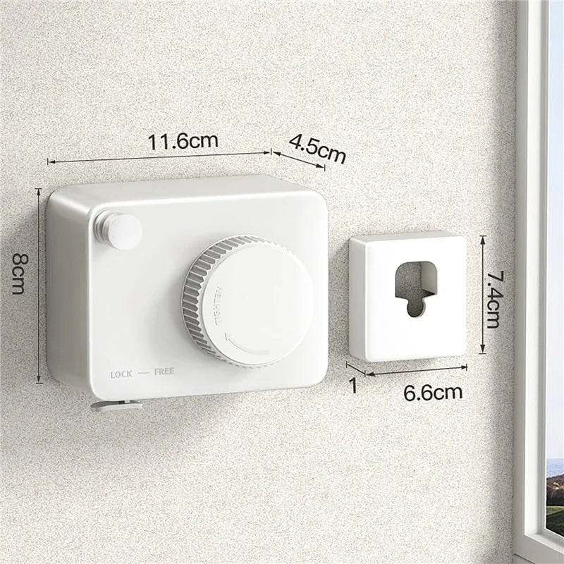 4.2M Retractable Clothesline – Stainless Steel & Portable