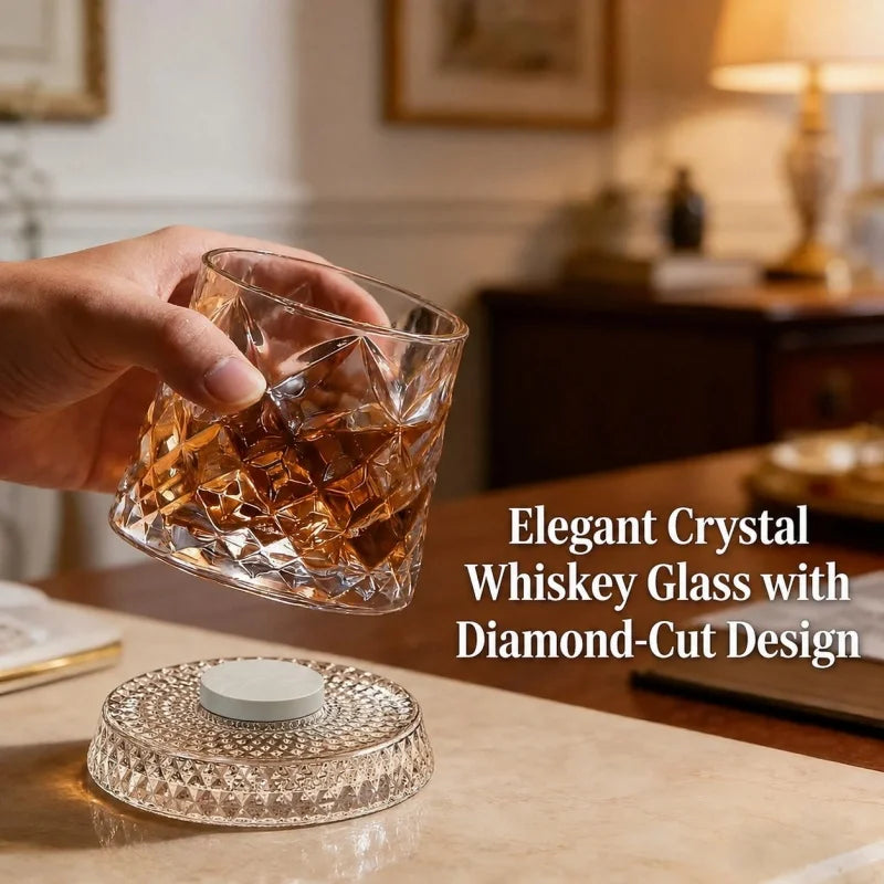 360° SPINNING WHISKEY GLASS