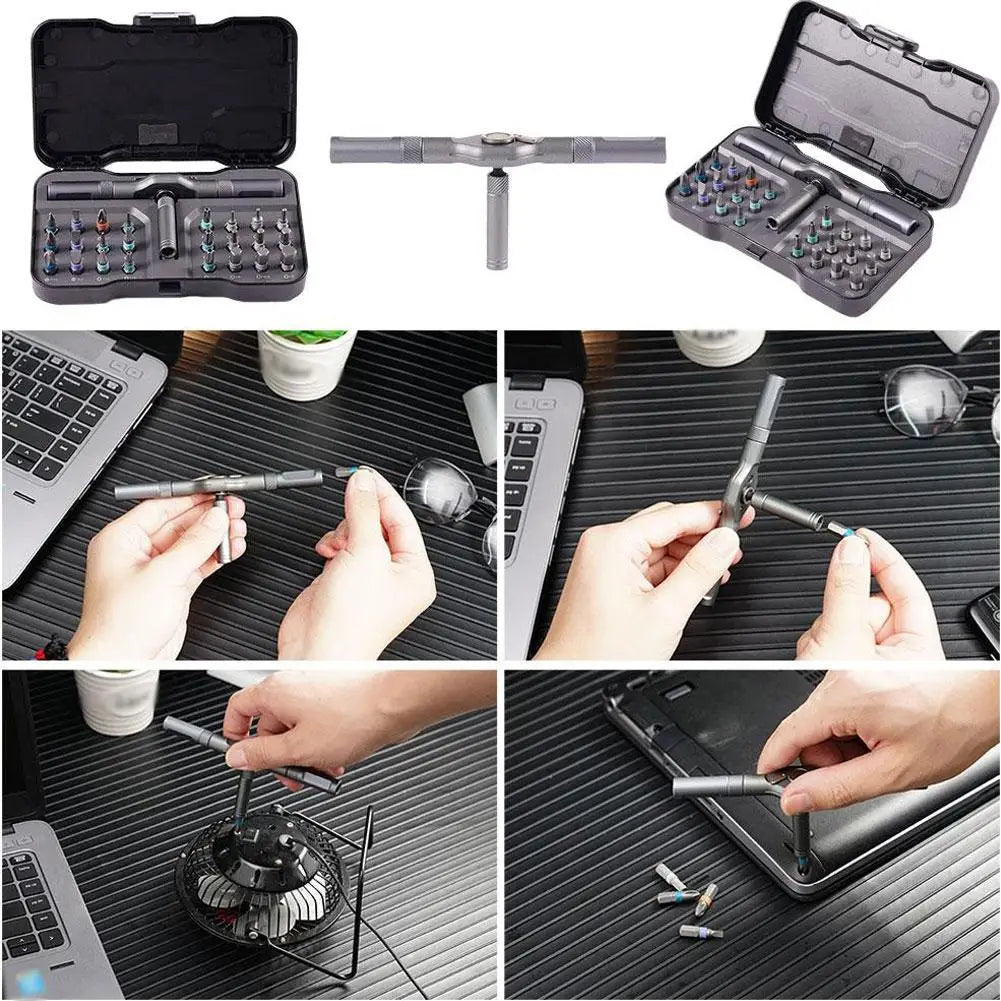 24-in-1 Ratchet Magnetic Screwdriver Set